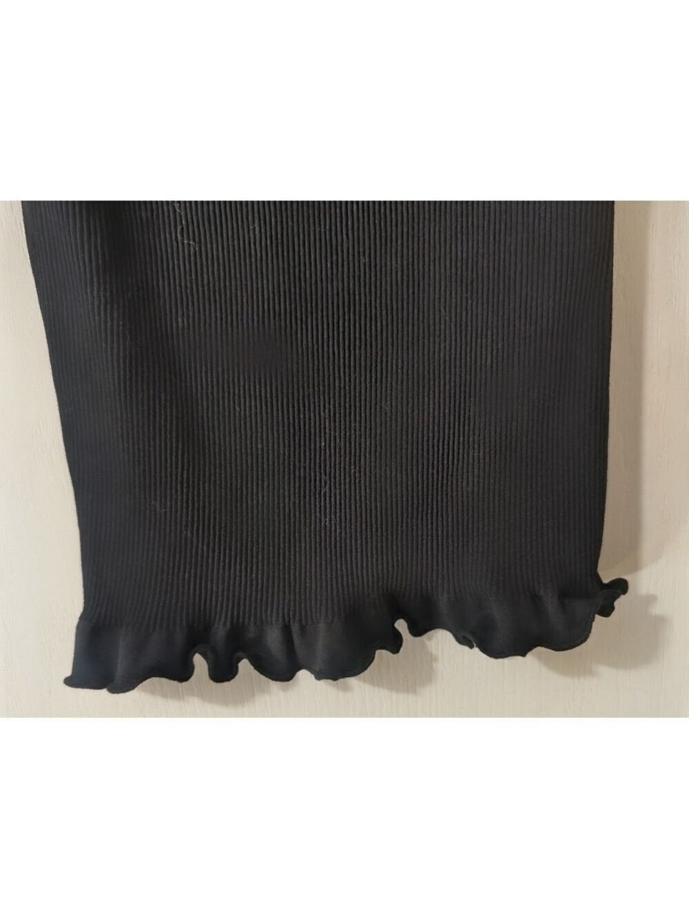 NEW Free People Intimately | Rib + Lettuce Muscle Tank In Black (M/L) - Picture 8 of 10